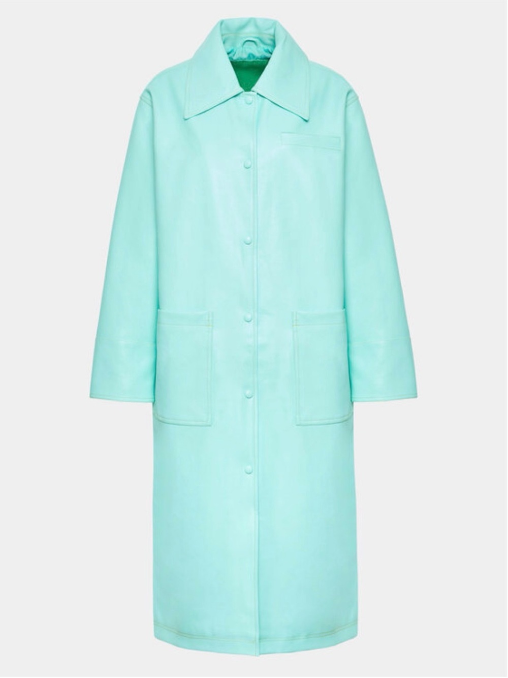 JJXX Aquamarine Pleather coat